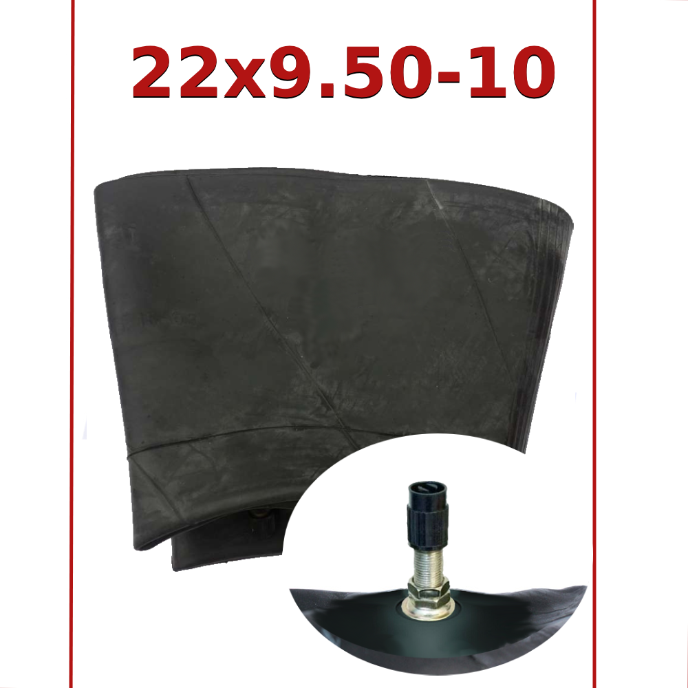 22x9.50-10 Inner Tube Silver Metal Valve 22x9.50R10